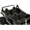 Buggy électrique enfant LMR HUROK XXL 4 places 12V blanc, 4 moteurs 150w, télécommande parentale 2.4 GHz - vert Voitures élec...