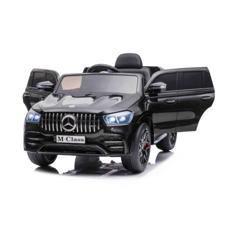 Voiture électrique enfant Mercedes Classe M noir, 2 moteurs 25w,télécommande parentale 2.4 Ghz Voitures électriques