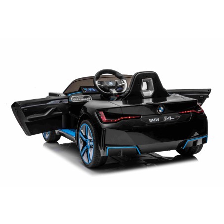 Voiture électrique enfant BMW i4 noire, 2 moteurs 30w, télécommande parentale 2.4 Ghz Voitures électriques