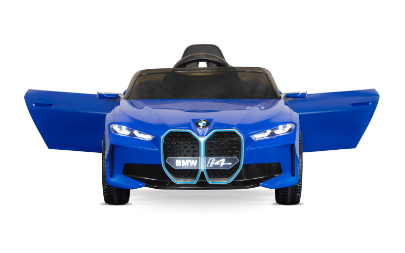 Voiture électrique enfant BMW i4 bleu, 2 moteurs 30w, télécommande parentale 2.4 Ghz Voitures électriques