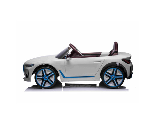 Voiture électrique enfant BMW i4 blanc, 2 moteurs 30w, télécommande parentale 2.4 Ghz Voitures électriques