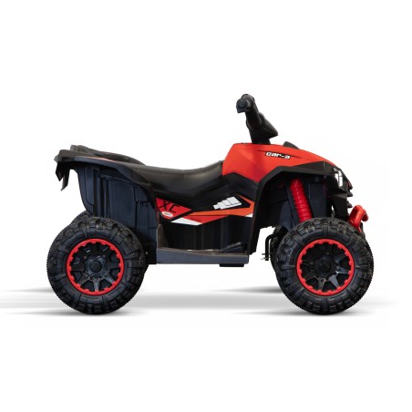 Quad électrique enfant LMR Buzz rouge, 2 moteurs 35w, télécommande parentale 2.4 Ghz Quad enfant