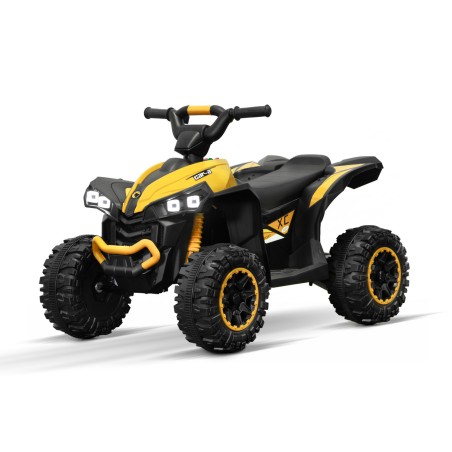 Quad électrique enfant LMR buzz jaune, 2 moteurs 35w, télécommande parentale 2.4 Ghz Quad enfant