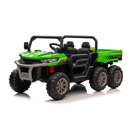 Tracteur électrique enfant 6x6 avec benne basculante, 4 moteurs 35w, télécommande parentale 2.4 Ghz Voitures électriques