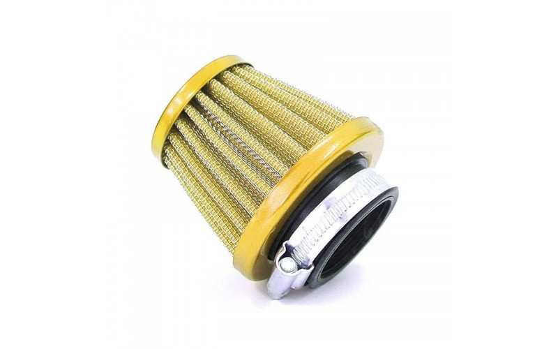 Pièces détachées Filtre à air cornet jaune 38mm LMR PARTS