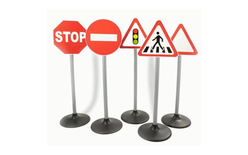 Set 5 panneaux de signalisation pour enfants