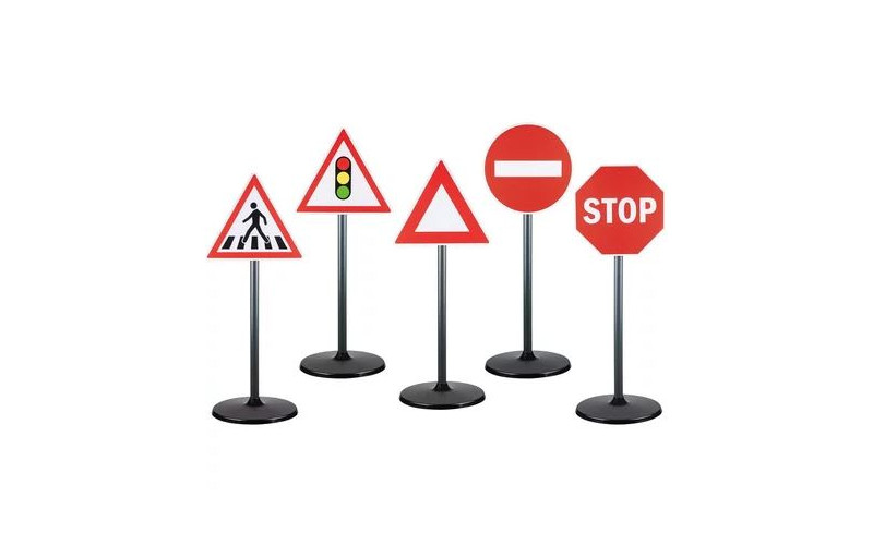 Set 5 panneaux de signalisation pour enfants