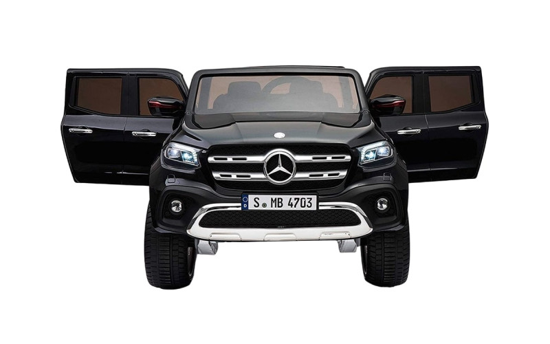 Voiture électrique enfant Mercedes Classe X pickup noir, 4 moteurs 35w, télécommande parentale 2.4 Ghz