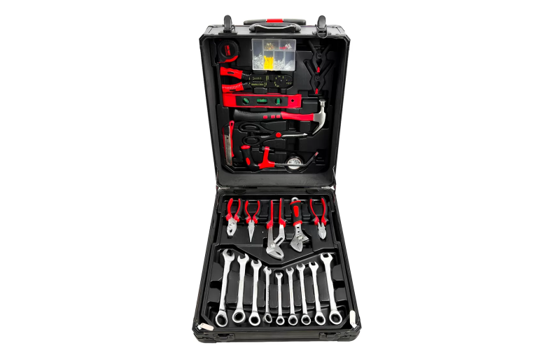 Caisse à outils 326 pcs format valise KraftMuller - étui en aluminium