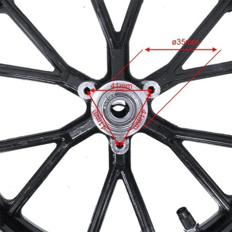 Pièces détachées Dirt bike, Pit bike Paire de roue Pocket Cross 2.50x10 LMR PARTS