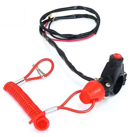 Pièces détachées Dirt bike, Pit bike Coupe circuit Pocket bike - Poussoir / Arrachement LMR PARTS