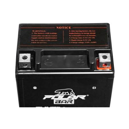 Pièces détachées Dirt bike, Pit bike Batterie Polar Bear AGM YT5L-BS 12V 5Ah LMR PARTS