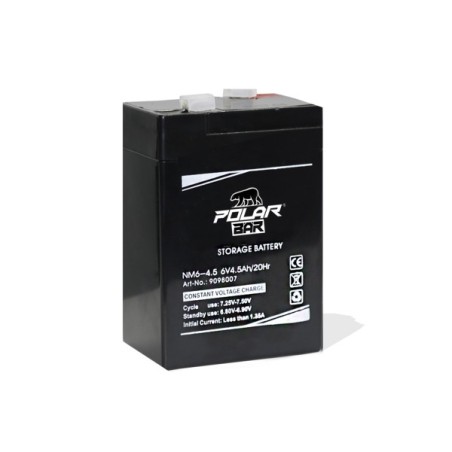 Pièces détachées Dirt bike, Pit bike Batterie Polar Bear AGM NM6-4.5 6V - 4.5 Ah LMR PARTS