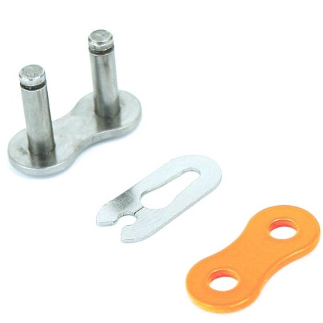 Pièces détachées Dirt bike, Pit bike Chaînes 420 - Orange fluo LMR PARTS