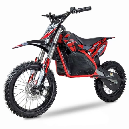 Dirt bike électrique KFR 1200W 12/14" - rouge Dirt bike, Pit bike é...