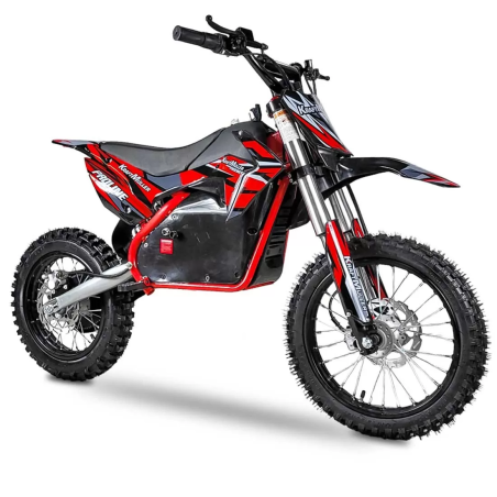Dirt bike électrique KFR 1200W 12/14" - rouge Dirt bike, Pit bike é...