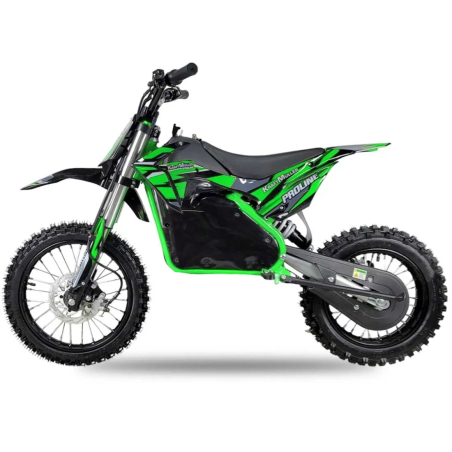 Dirt bike électrique KFR 1200W 12/14" - vert Dirt bike, Pit bike él...