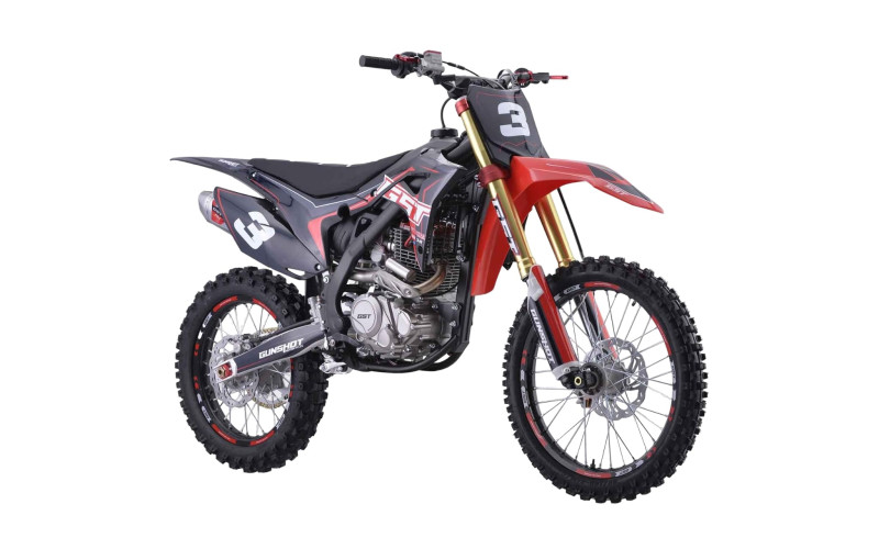 Motocross Gunshot 300cc  18/21" - rouge