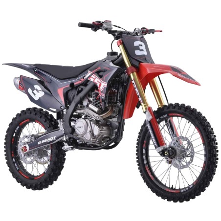 Motocross Gunshot 300cc 18/21" - rouge - LeMiniRider