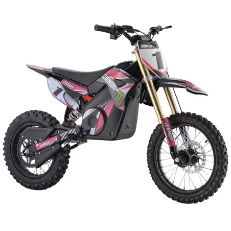 Dirt bike électrique enfant RX 1300w 12/14" N°1 rose