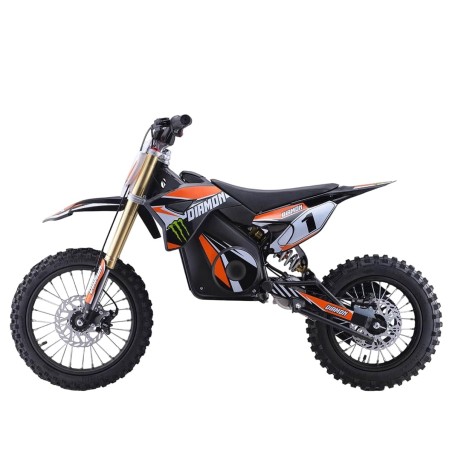 Dirt bike électrique enfant RX 1600w 12/14" - orange - LeMiniRider
