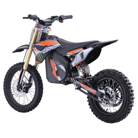 Dirt bike électrique enfant RX 1600w 12/14" - orange - LeMiniRider