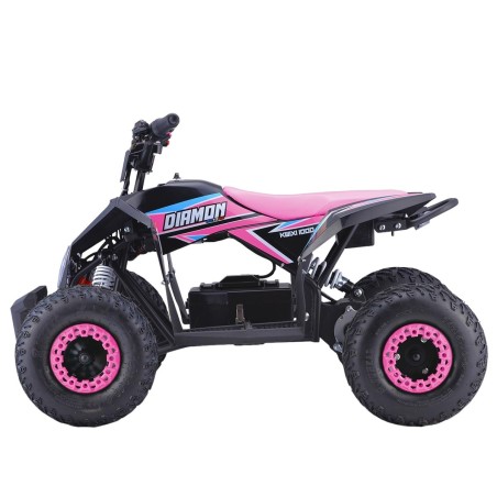 Quad électrique enfant Kwixi 1000W Diamon Motors - rose Quad enfant
