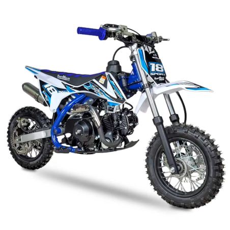 Dirt bike 70cc LMR Kidz 70cc 10/10" bleu - LeMiniRider