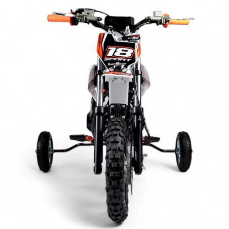 Dirt bike 70cc LMR Kidz 70cc 10/10" avec stabilisateur - orange - L...