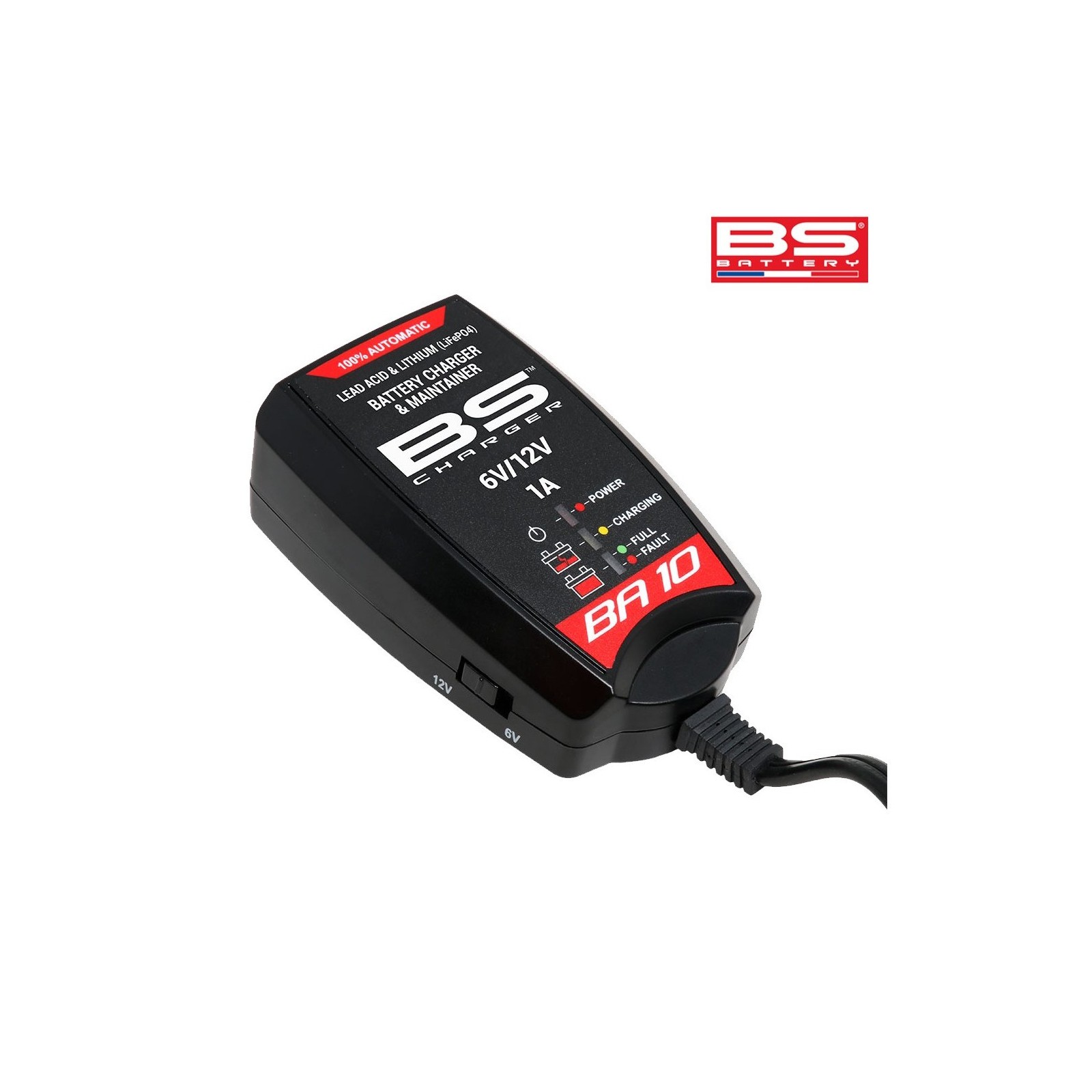 Chargeur batterie BS BA10 - 6V/12V
