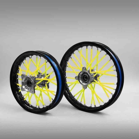 Pièces détachées Dirt bike, Pit bike Rayons - Jaune LMR PARTS