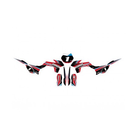 Kit déco - Rouge pocket cross 49cc