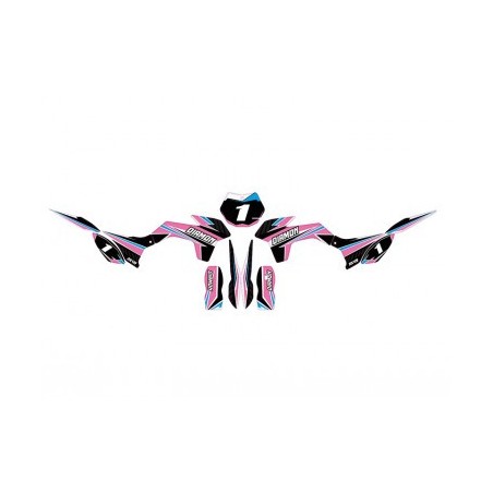 Kit déco - Rose pocket cross 49cc