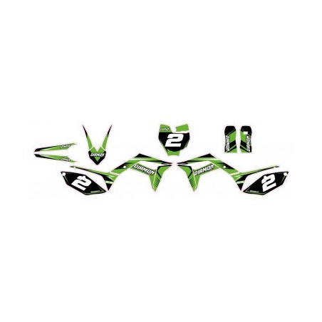 Kit déco - Vert pocket cross 49cc