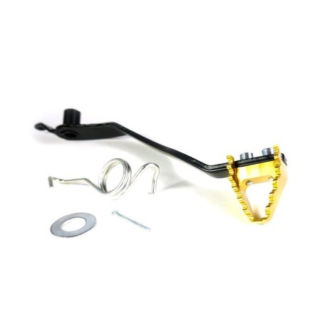 Pièces détachées Dirt bike, Pit bike Pédales de frein CNC Or LMR PARTS