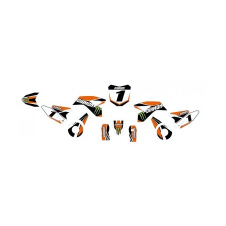 Kit déco - orange pour rx 1000 diamon motors