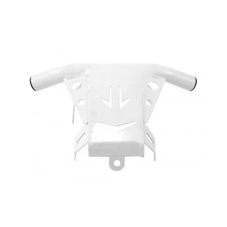 Bumper avant blanc pocket quad electrique 800w et thermique 49cc leminirider