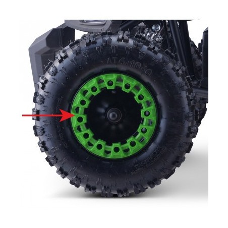 Frette de jante 6" - Vert pocket quad 6" leminirider