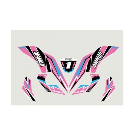 Kit déco - Rose quad electrique leminirider 800w