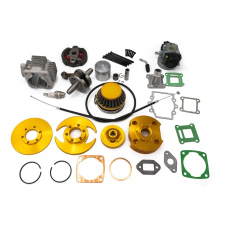 Kit racing BigBore moteur 49cc pocket quad / pocket bike - Stage 2