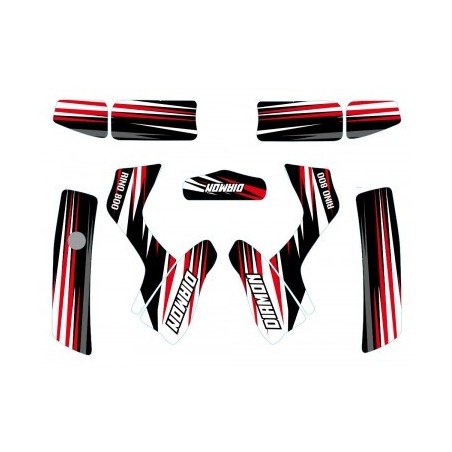 Kit déco - Rouge electrique 800w le mini rider diamon motors