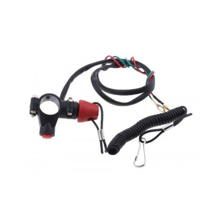 Kit cordon coupe-circuit  Pièce pour quad enfant 49 / 90 / 110 / 125 cc