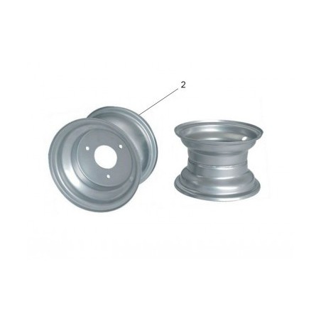 Jante 6" - Gris pour quad enfant 90 / 110 / 125 cm3 diamon motors