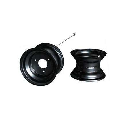 Jante 6" - Noir pour quad enfant 90 / 110 / 125 cm3 diamon motors