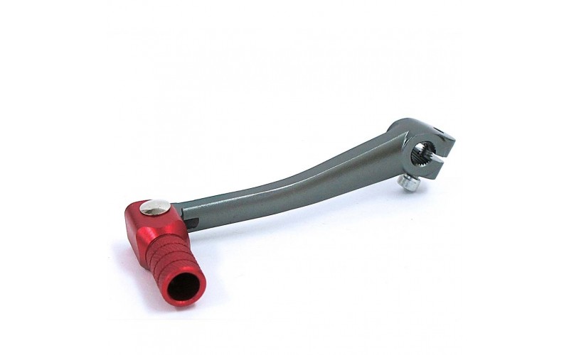 Pièces détachées Sélecteur de vitesse aluminium gris titane/rouge LMR PARTS