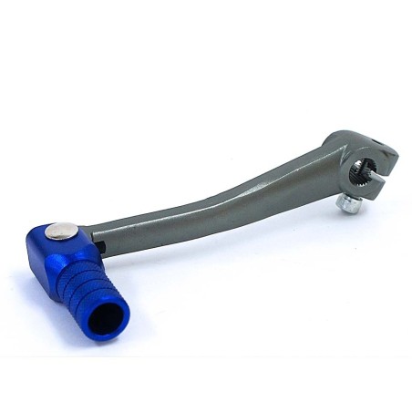 Pièces détachées Dirt bike, Pit bike Sélecteur de vitesse aluminium gris titane/bleu LMR PARTS