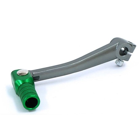 Pièces détachées Dirt bike, Pit bike Sélecteur de vitesse aluminium gris titane/vert LMR PARTS