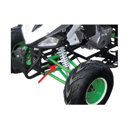 Triangle de direction supérieur - vert pour quad enfant typhon 110cc et 125cc diamon motors