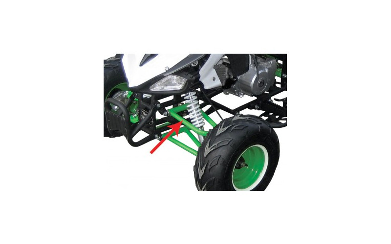 Triangle de direction supérieur - vert pour quad enfant typhon 110cc et 125cc diamon motors