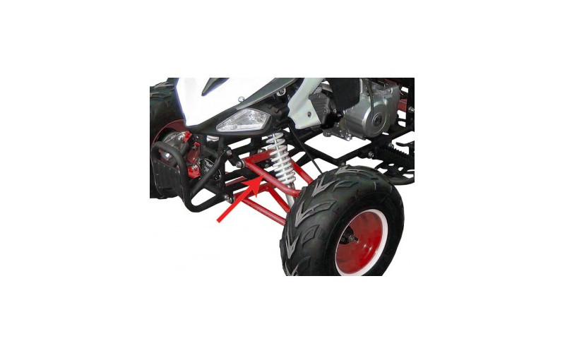 Triangle de direction supérieur - rouge pour quad enfant typhon 110cc et 125cc diamon motors